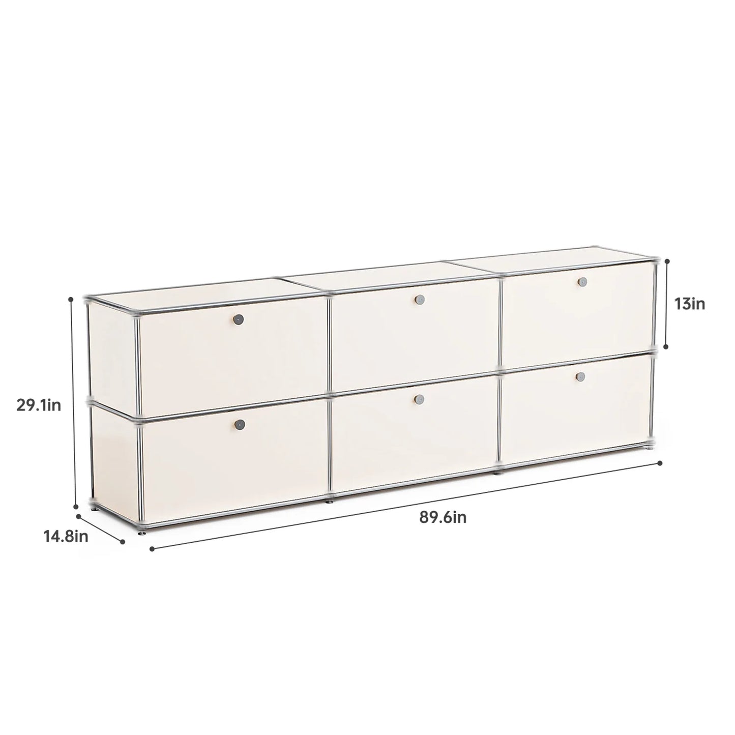 Stainless Steel Storage Cabinet For Living Room And Office