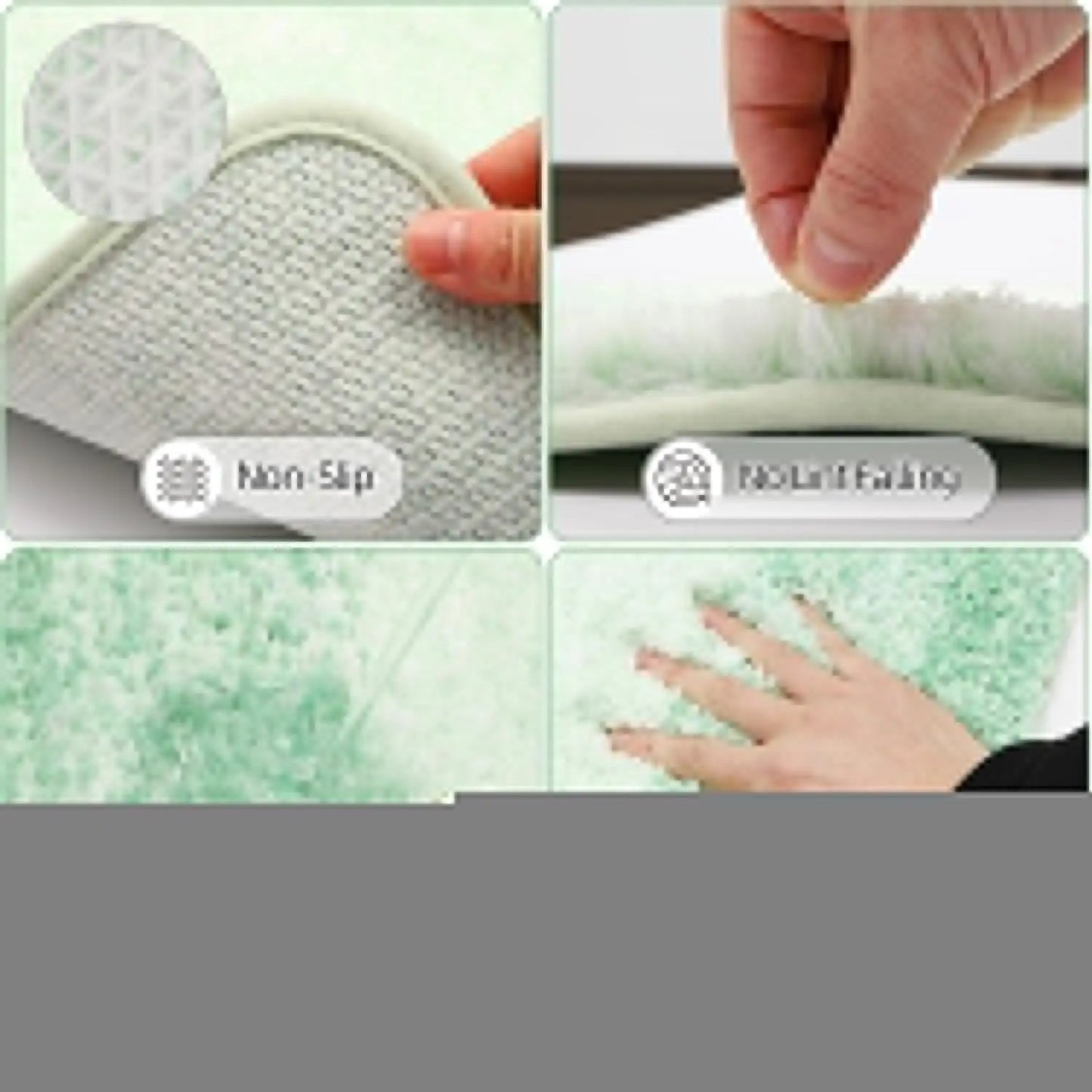 Waterproof Shower Curtain Set With Ultra Absorbent Rug