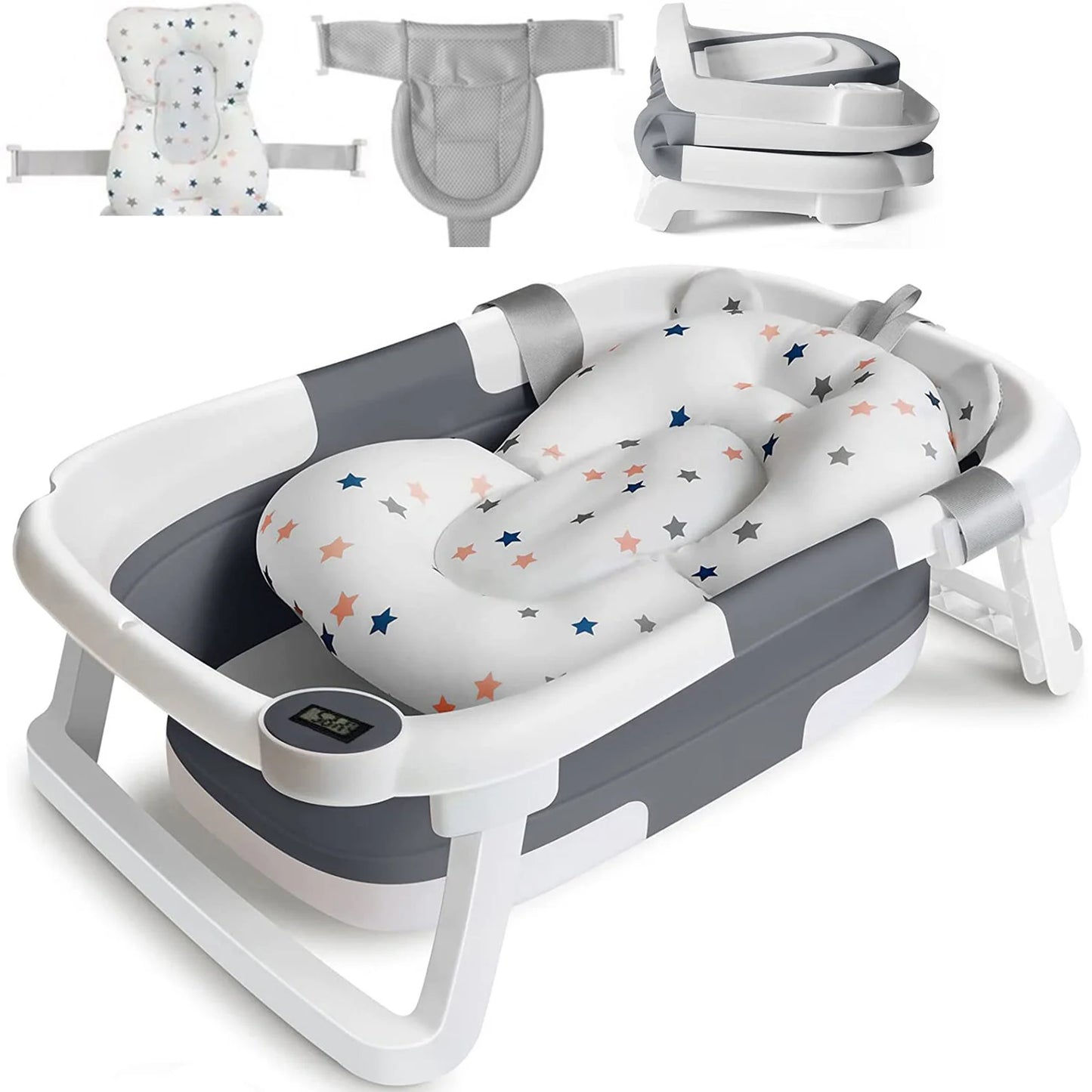 Devine In And Out Cushioned Foldable Baby Bath Tub Pro