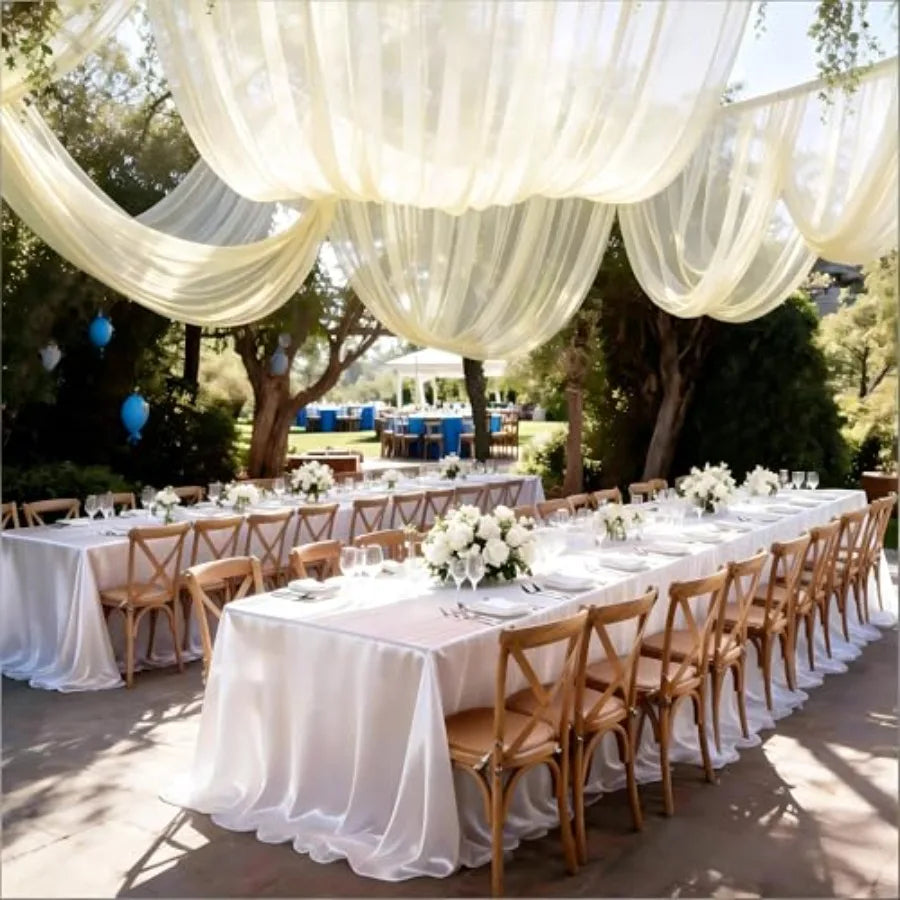 Yao Hui Huang Wedding Ceiling Draping Fabric Chiffon Curtains