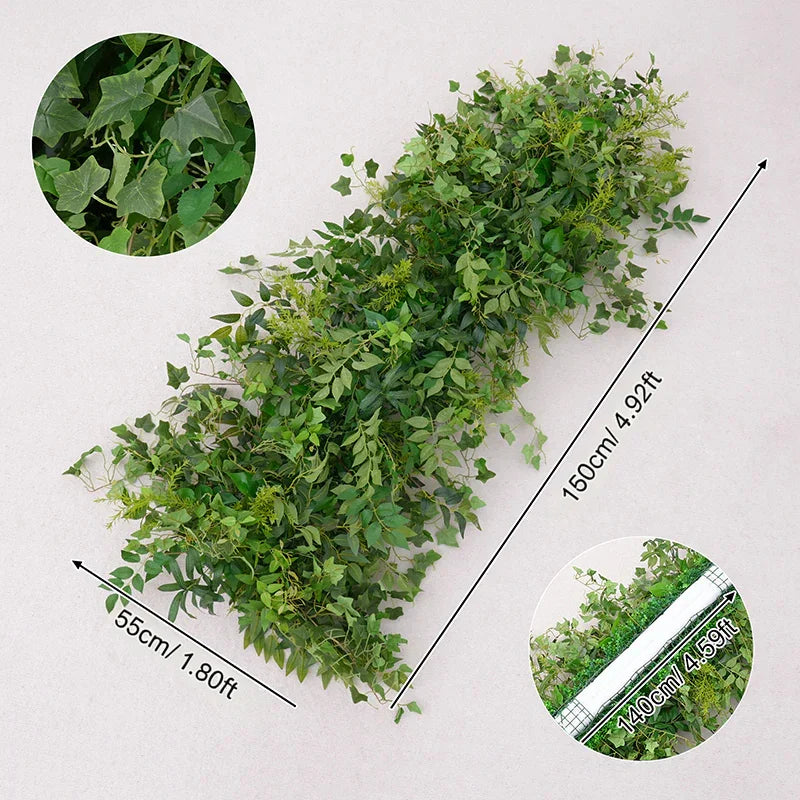 Angela Flower Mori Greenery Wedding Backdrop Arch Floral Arrangement