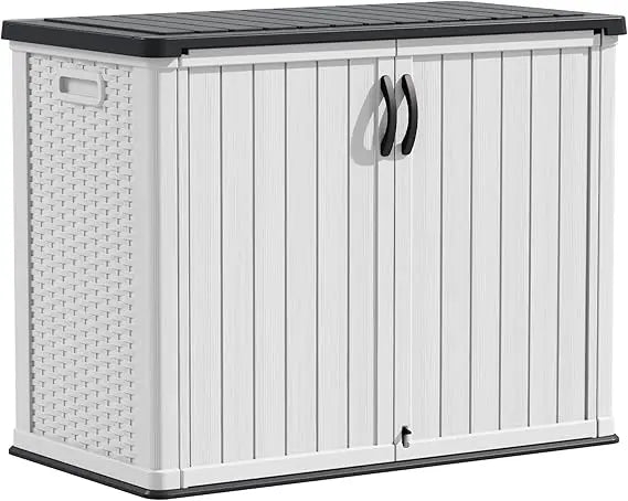 Outdoor Storage Cabinet Weatherproof With Lockable Doors