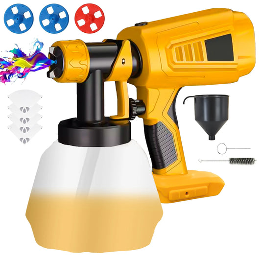 Cordless Paint Sprayer for Dewalt 20V MAX Battery Airless HVLP Gun Tools