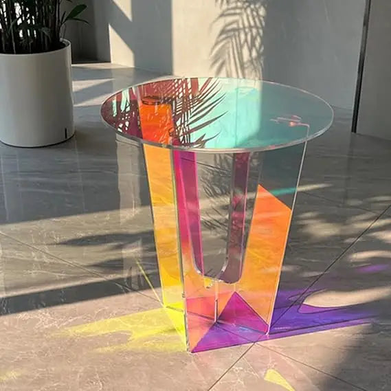 Modern Acrylic End Table For Living Room And Lounge