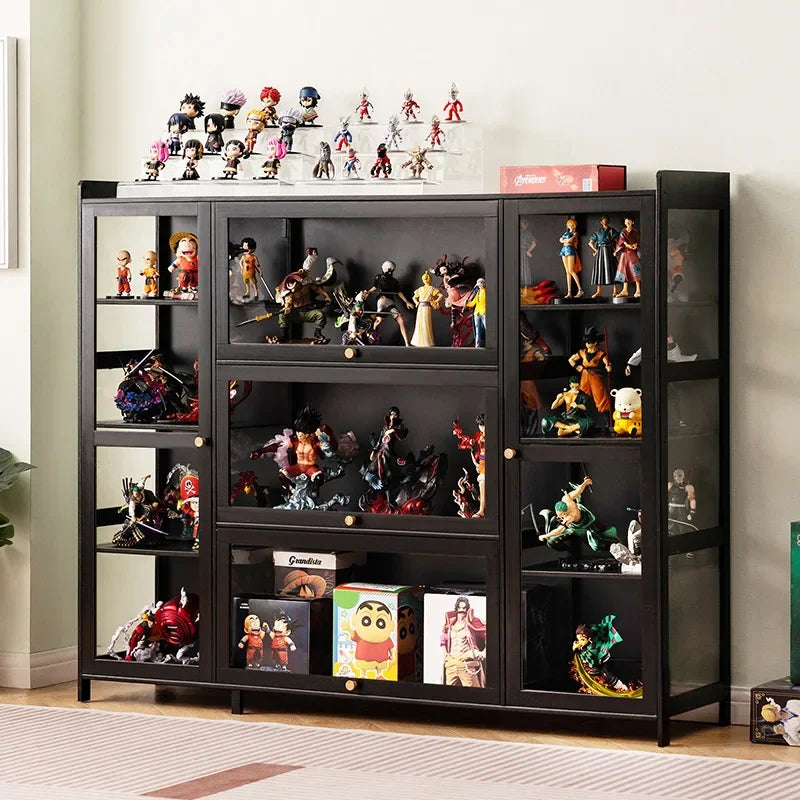 Bamboo Display Frame For Collectible Figures And Toys