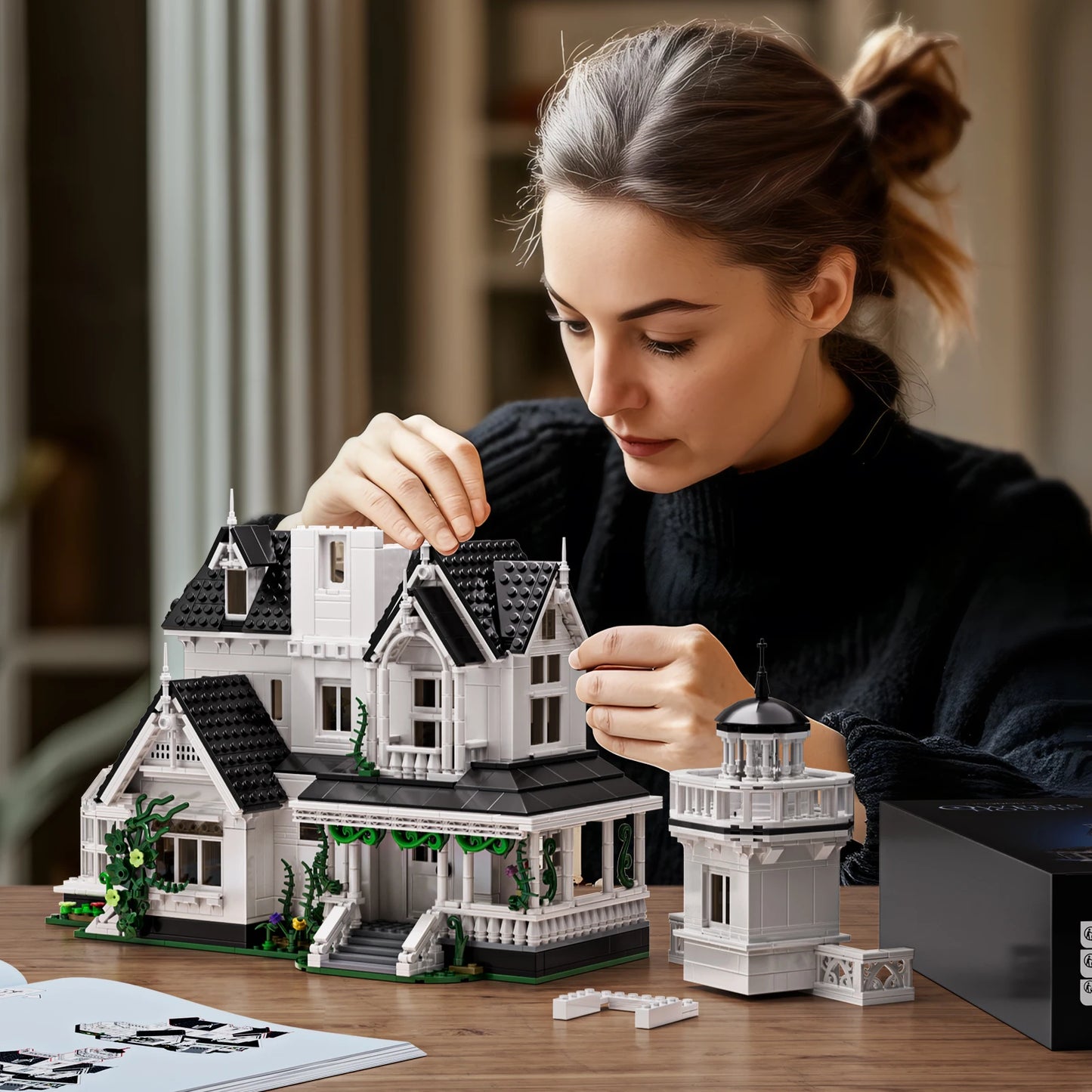 Magic House Building Set With LED Lights For Adults