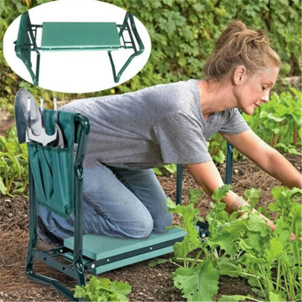 Heavy Duty Garden Kneeler Padded Seat Folding Stool 150KG