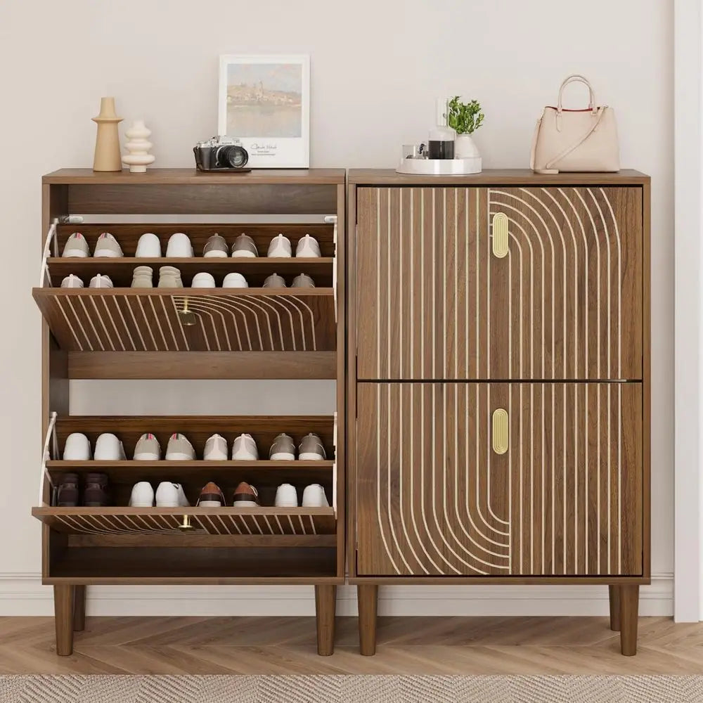 DAFIFY Flip Drawer Shoe Cabinet