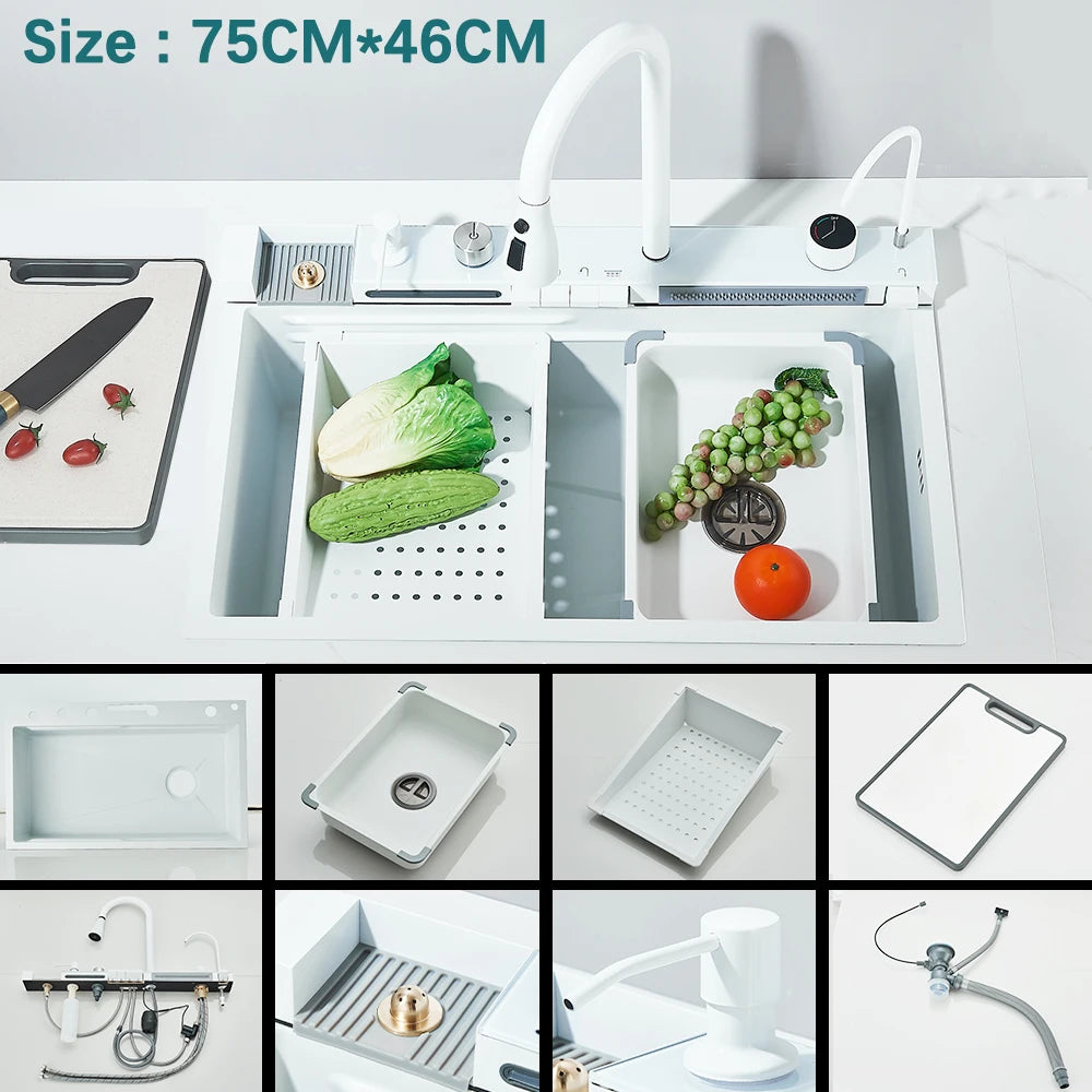 Certification Stainless Steel Kitchen Sink Digital Display