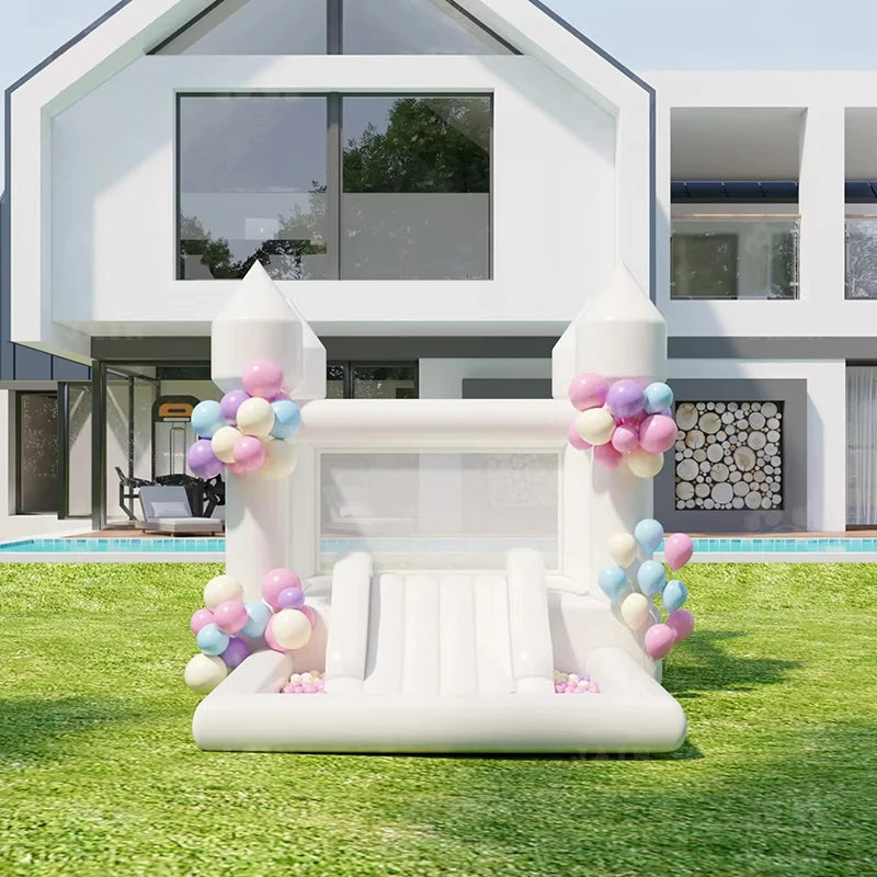 Inflatable Bouncy Castle For Kids With Water Slide