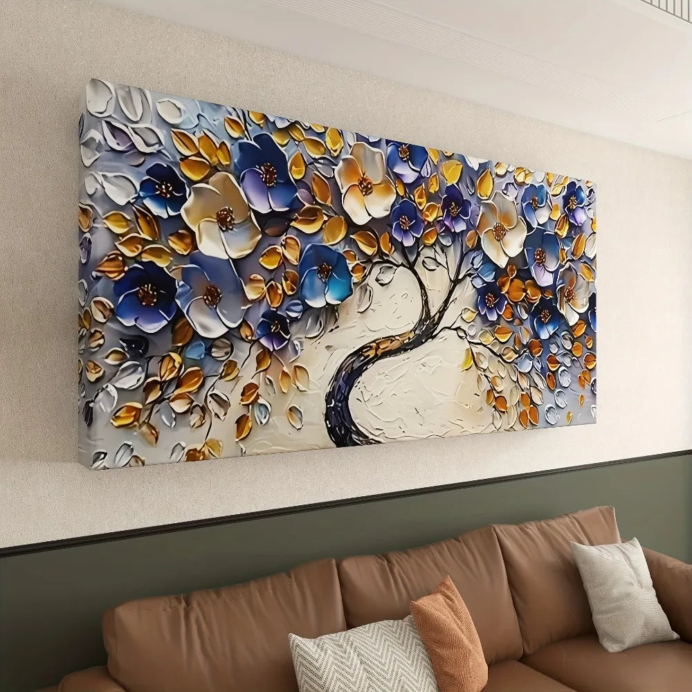Abstract Floral Tree Canvas Art Boho Wall Decor Gallery