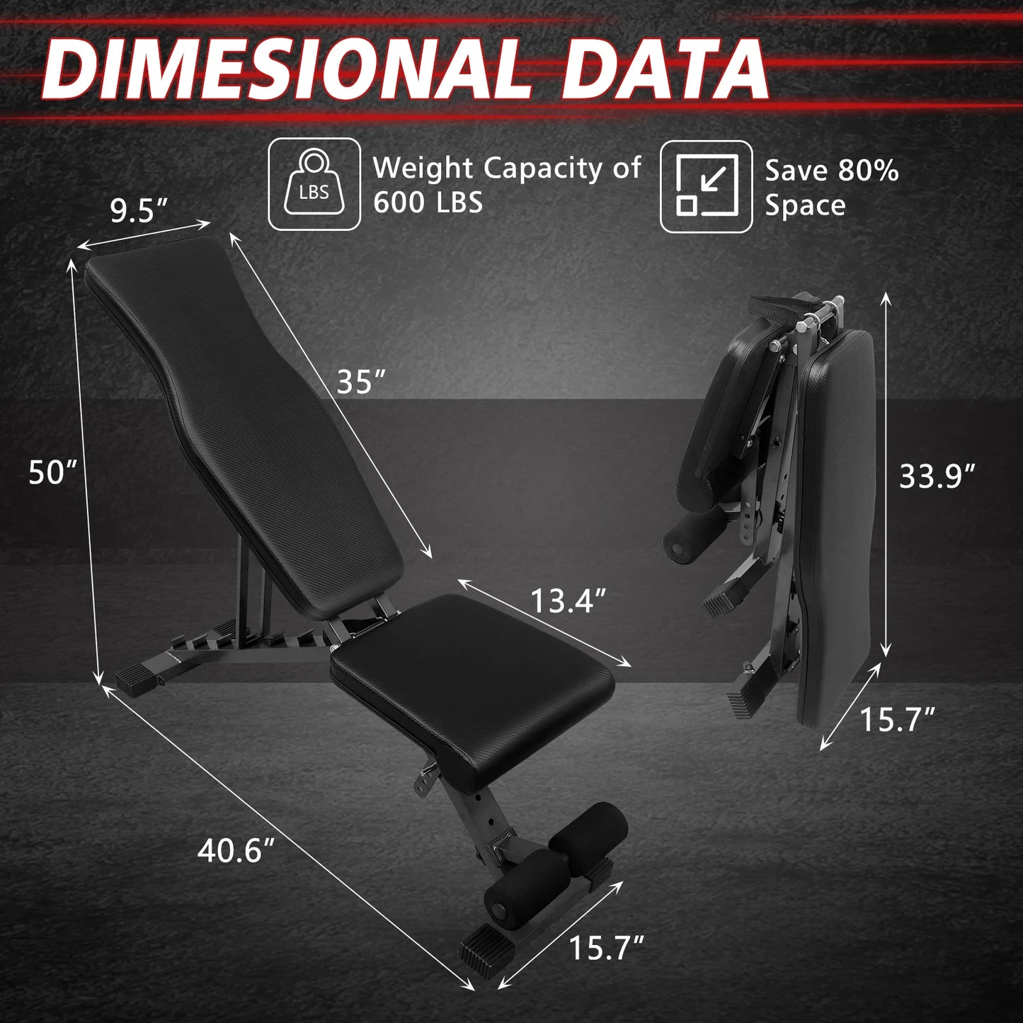 Weight Bench For Full Body Workout Adjustable Incline Decline