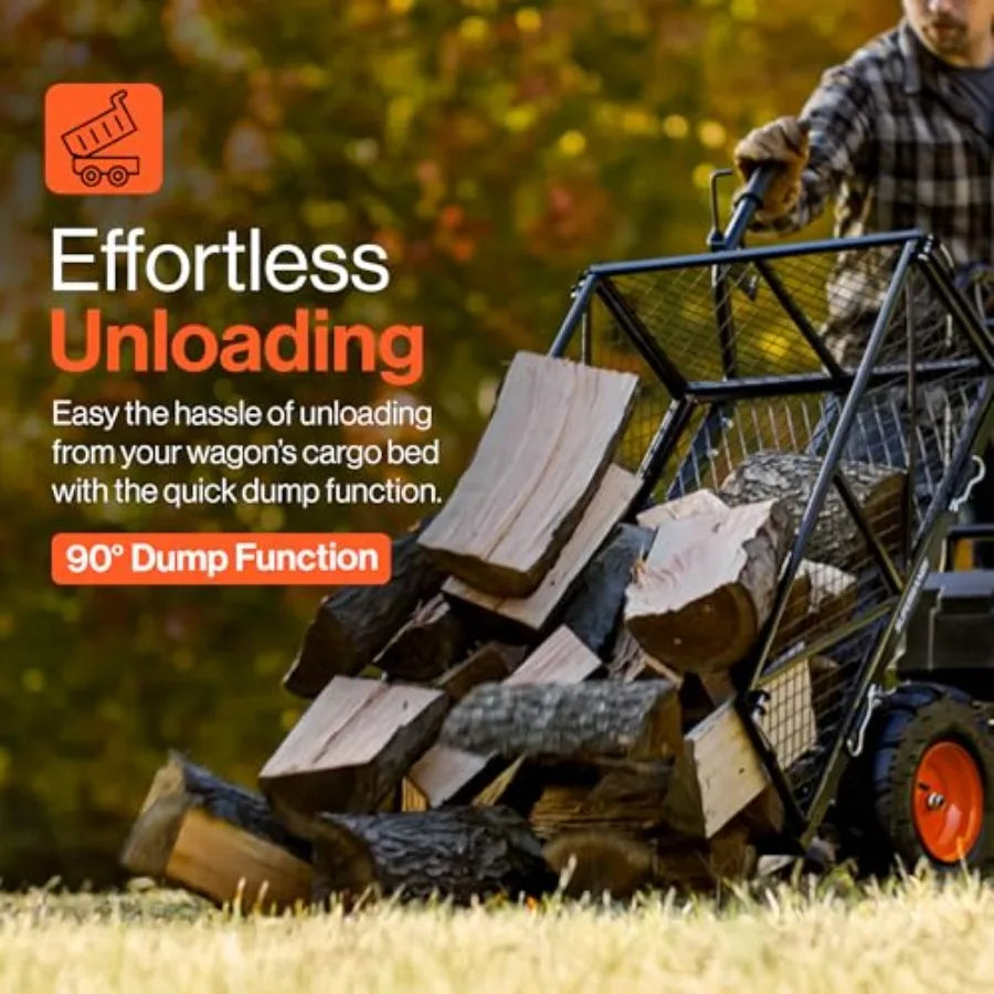 LISM 48V Electric Utility Service Cart Wheelbarrow