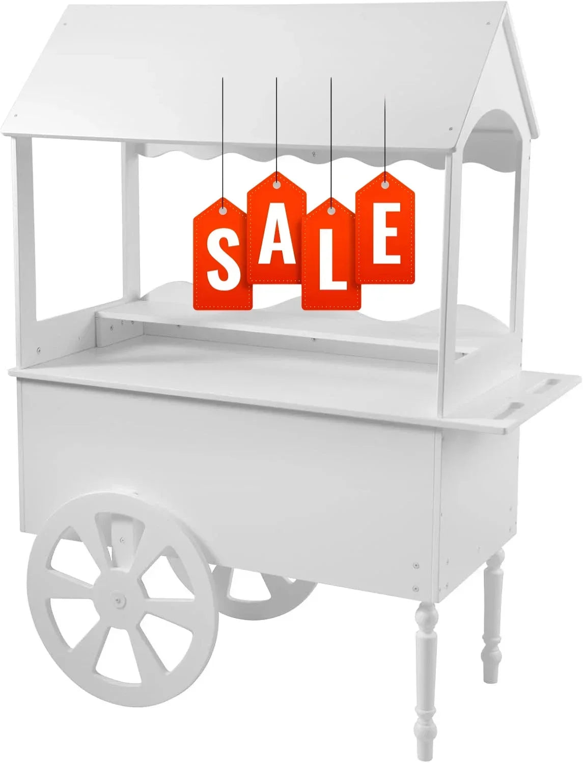 Candy Cart For Party Vintage Dessert Cart With Wheels