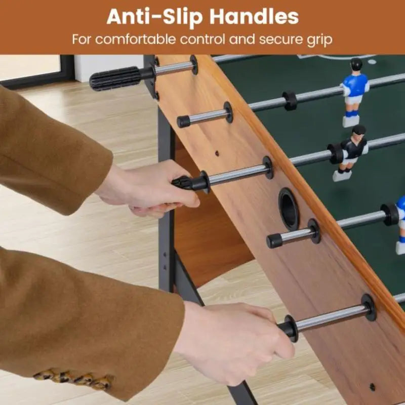 Foosball Table Competition Soccer Game Table For Home Recreation