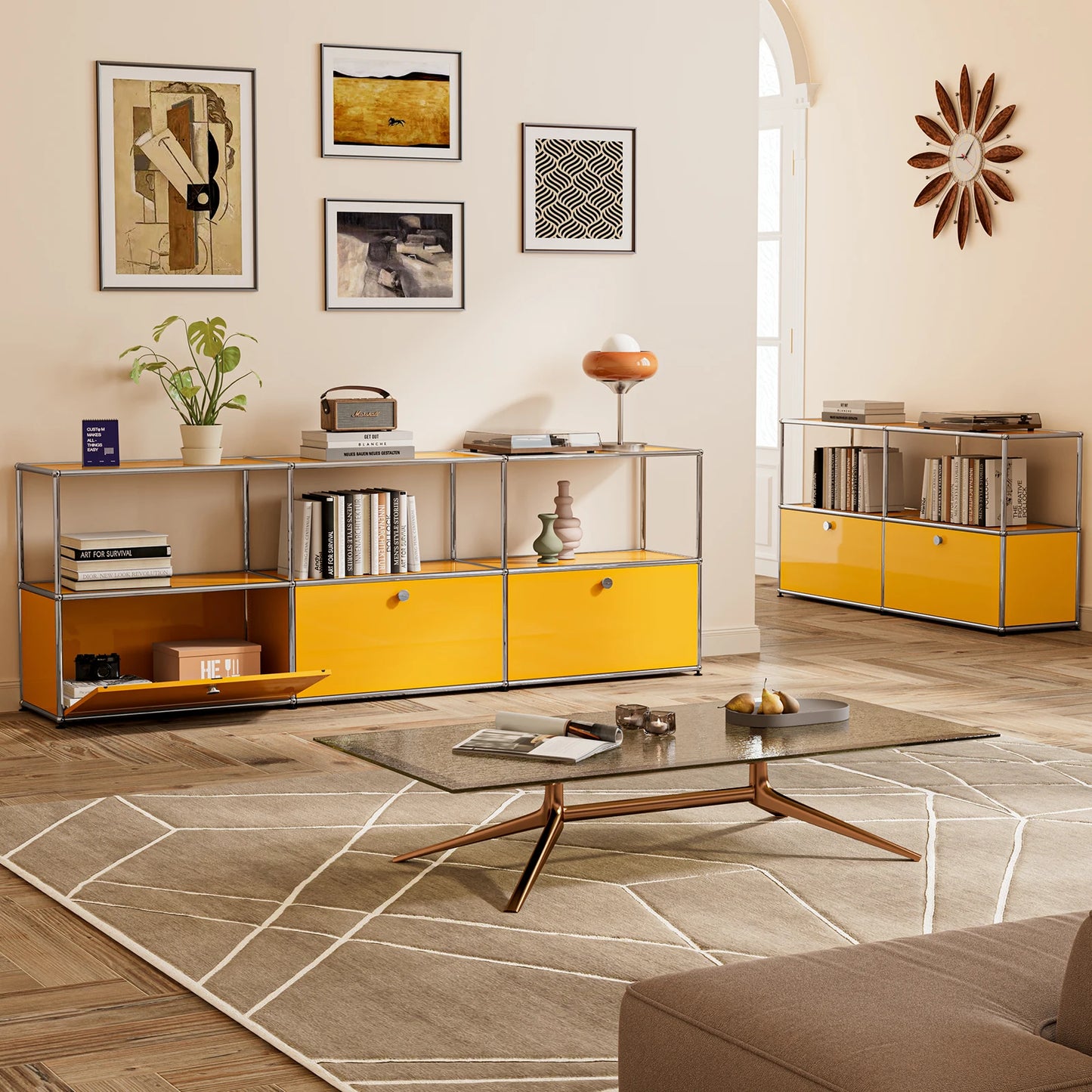 Stainless Steel Storage Cabinet For Living Room And Office