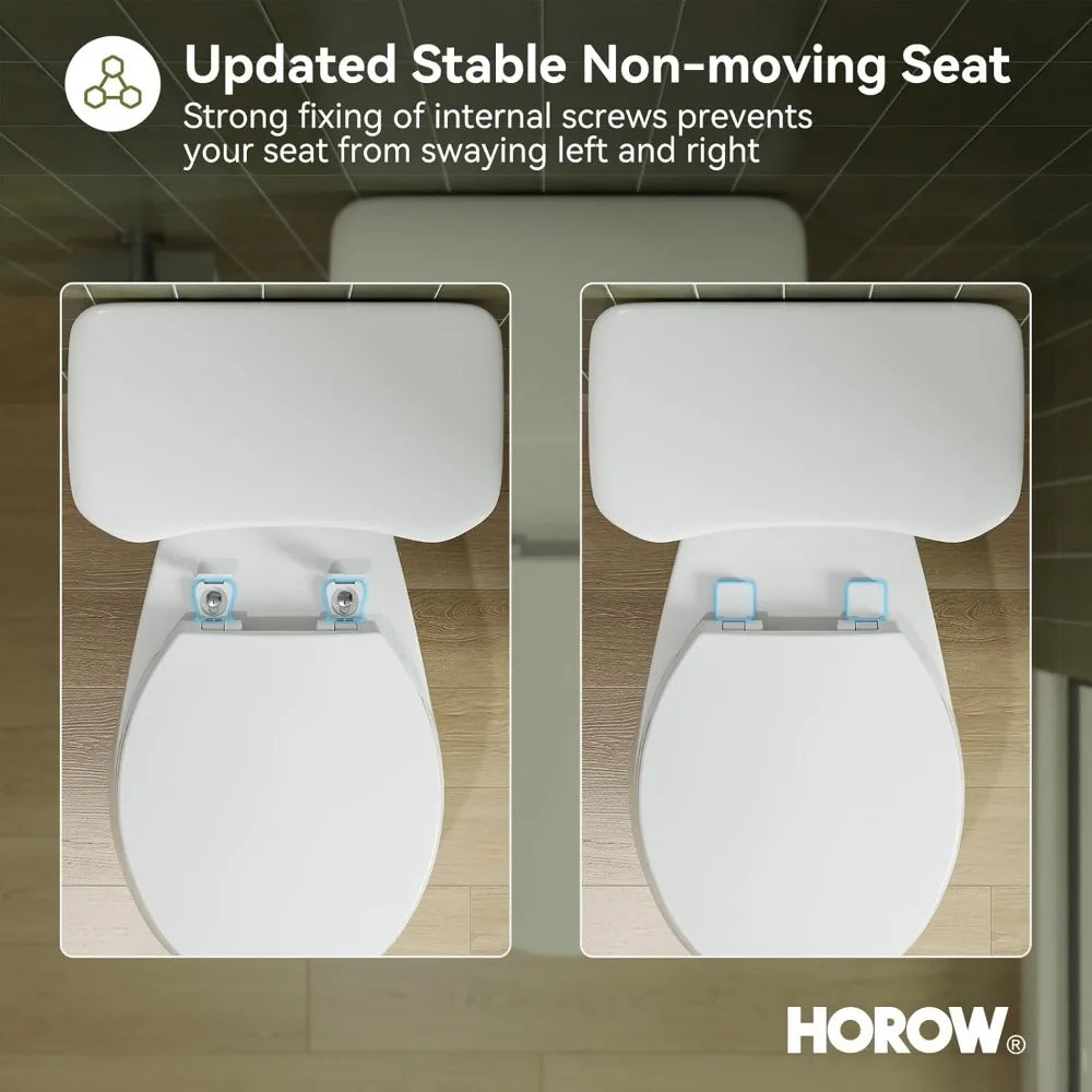 Two-Piece Round Toilet With ADA Comfort And 1.28 GPF
