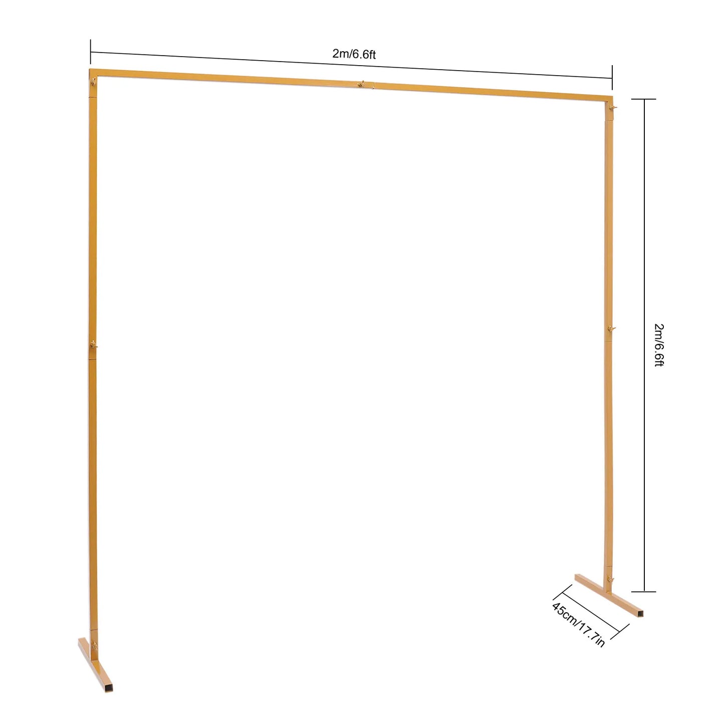 NONECN Iron Wedding Arch Stand Backdrop Frame Kit Premium