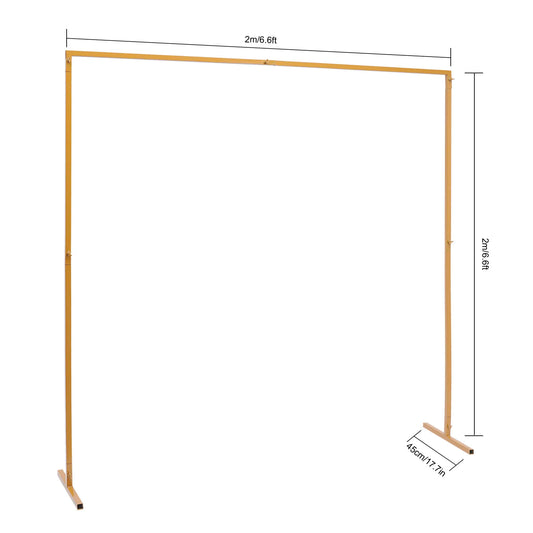 NONECN Iron Wedding Arch Stand Backdrop Frame Kit Premium