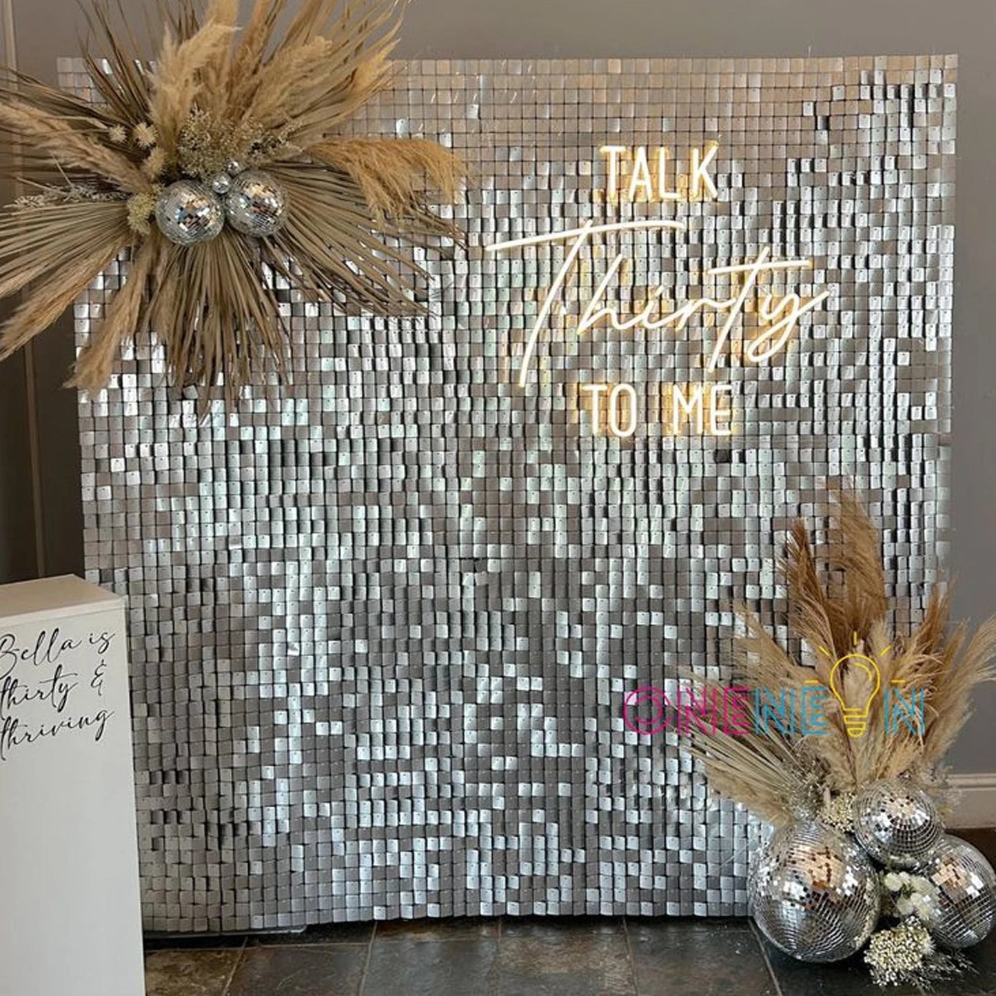 CN Zhejiang Glitter Wall Backdrop Panels Glitter 24 30 49