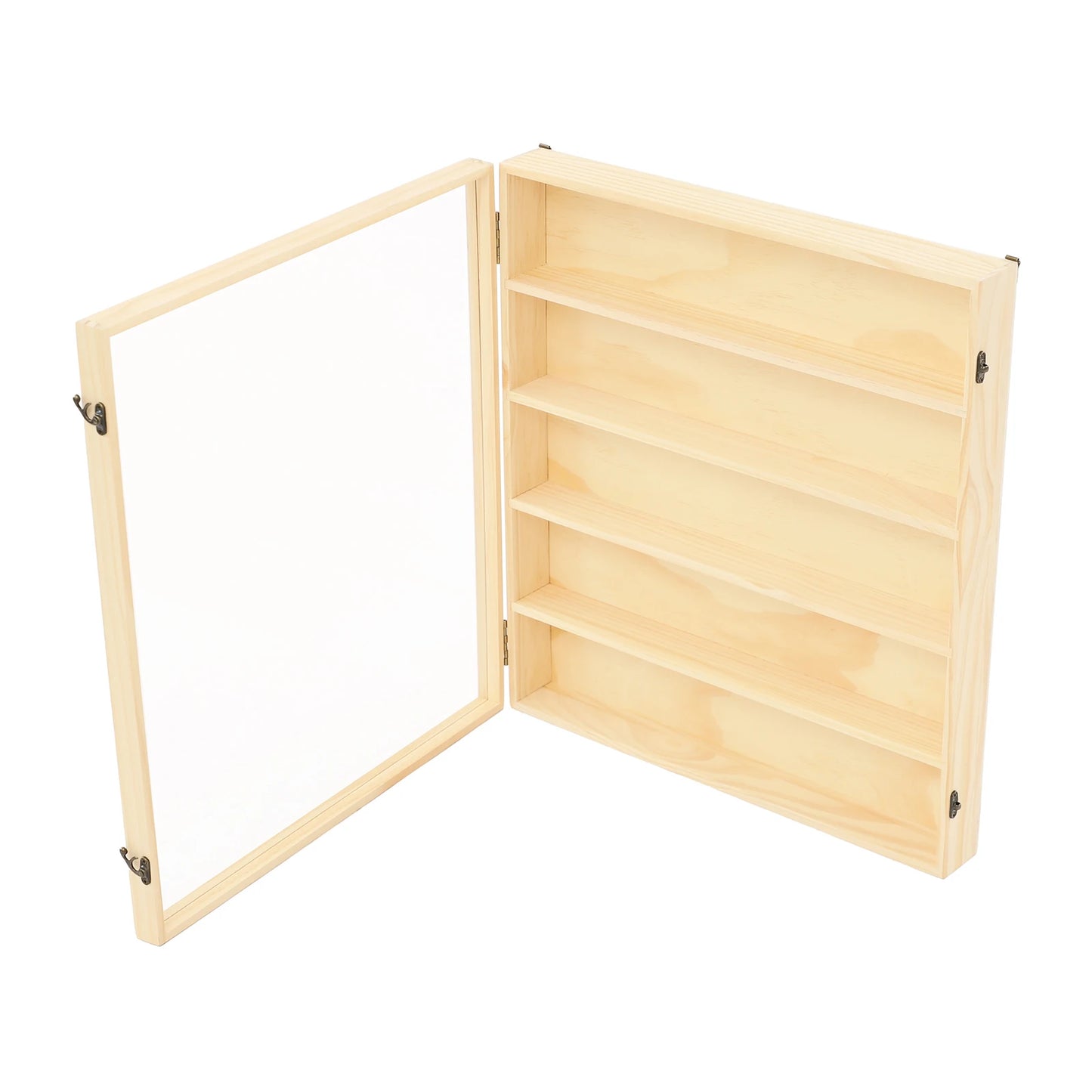 Bymaocar 5 Tier Wall Mounted Display Cabinet Action Figures