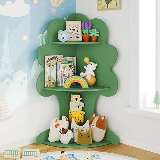 Children's Corner Premium Hardwood Construction Bookcase With ToyStorageSolutions