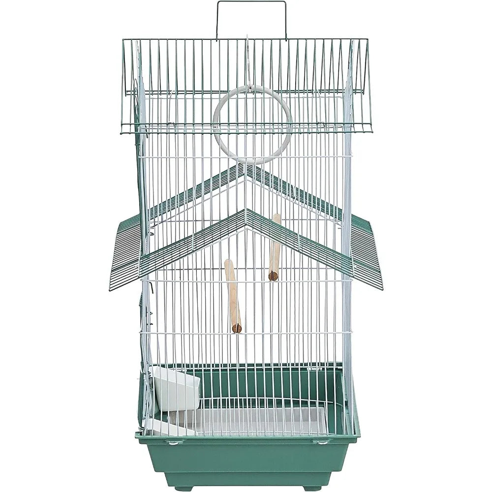 Secure Durable Latch Stainless Steel Parakeet Bird Cage