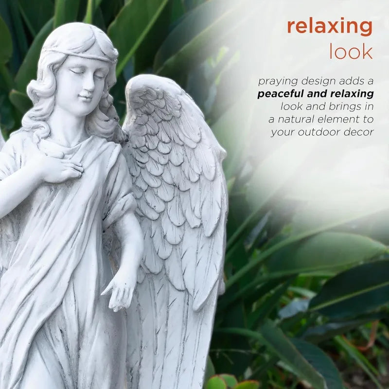 Alpine Corporation Angel Statue Garden Decor Yard Art