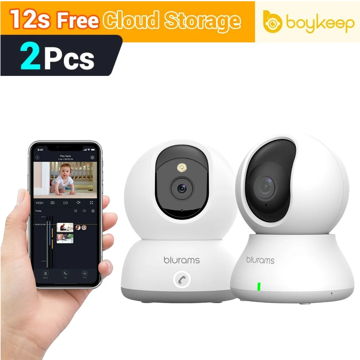 Blurams 2K Baby Monitor Camera With Motion Detection
