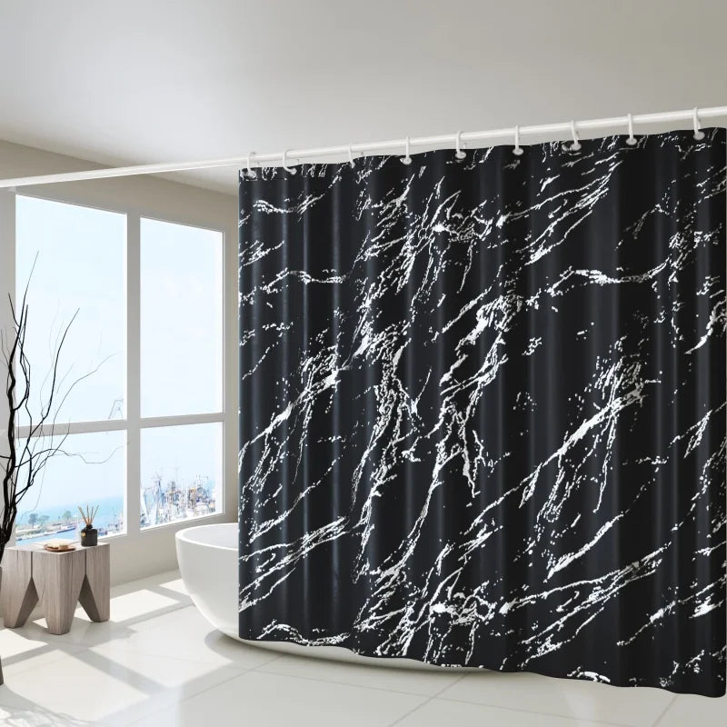Choice Gilded Silver Plated Craft Shower Curtain Polyester Fabric