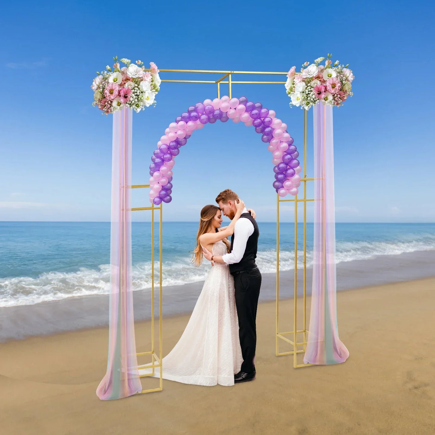 Garden Wedding Arch Stand Arbor Frame For Ceremony