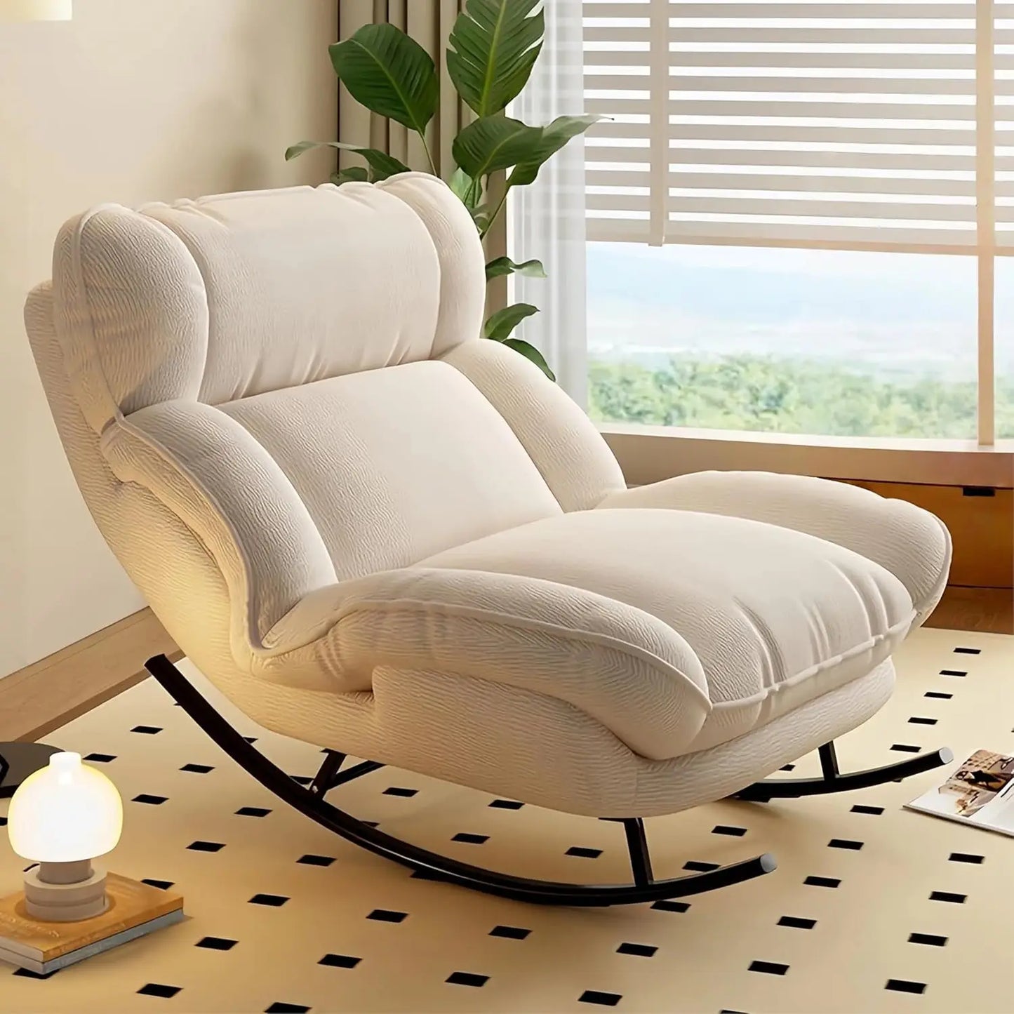 GUOHE Sofa Rocking Chair Adjustable Backrest
