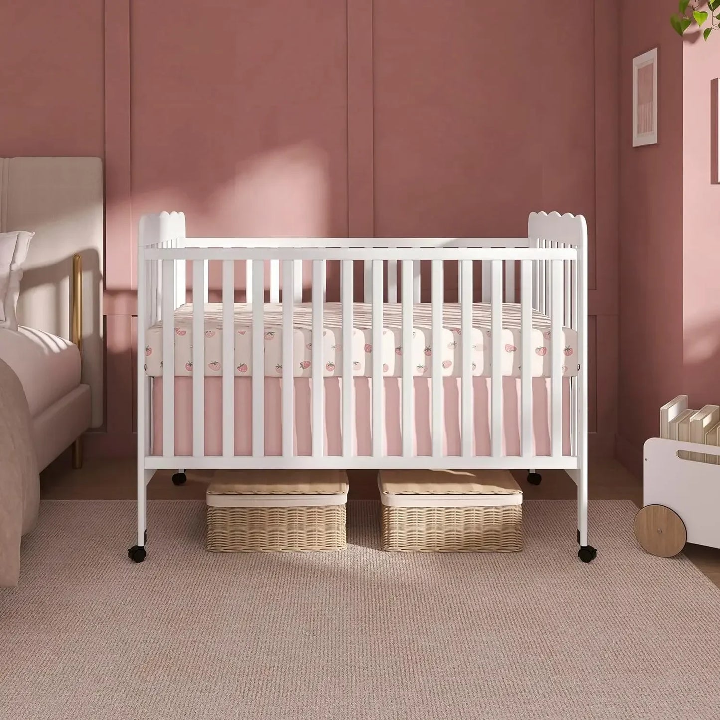 Carson Classic 3-In-1 Convertible Baby Crib Greenguard Gold JPMA