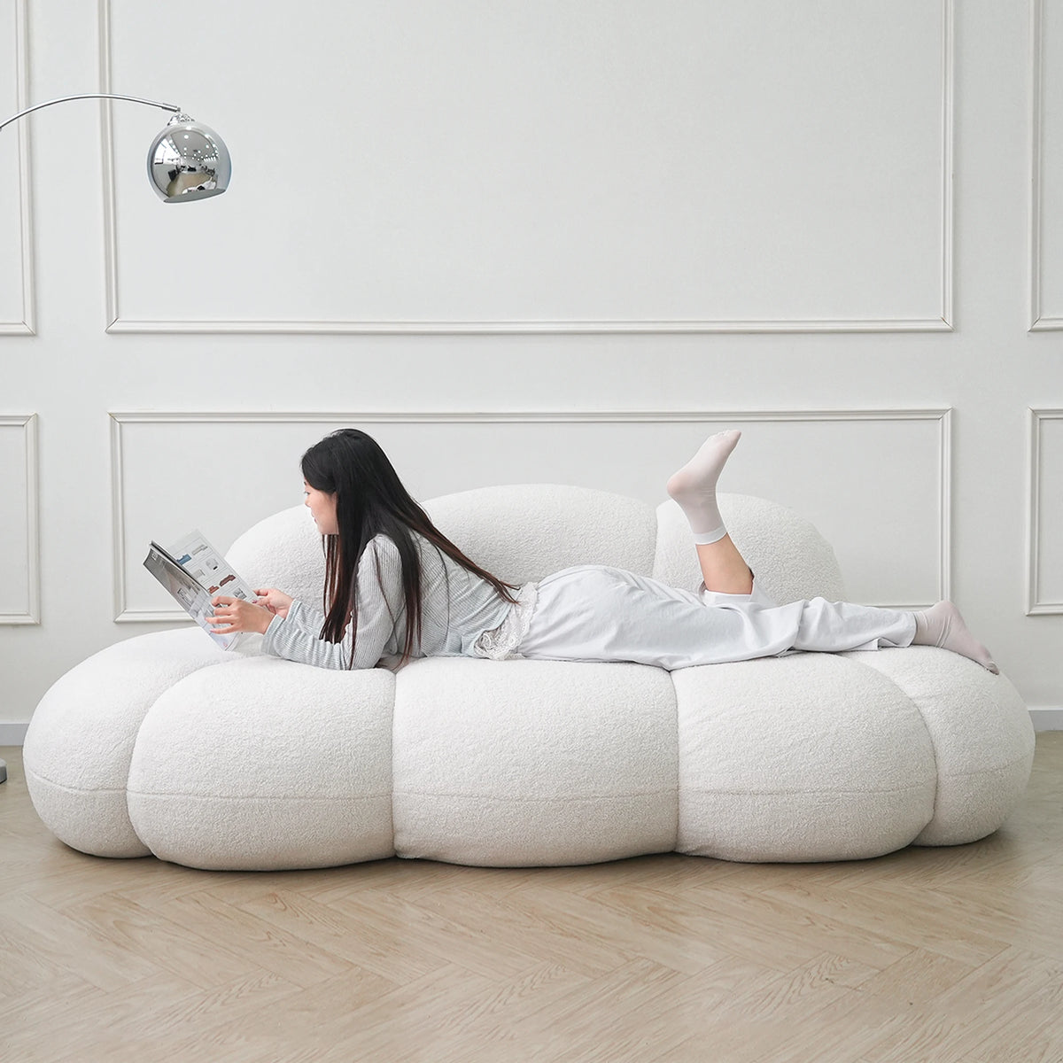 Sdorens Modern Cloud Shaped Sofa for Living Room Comfort