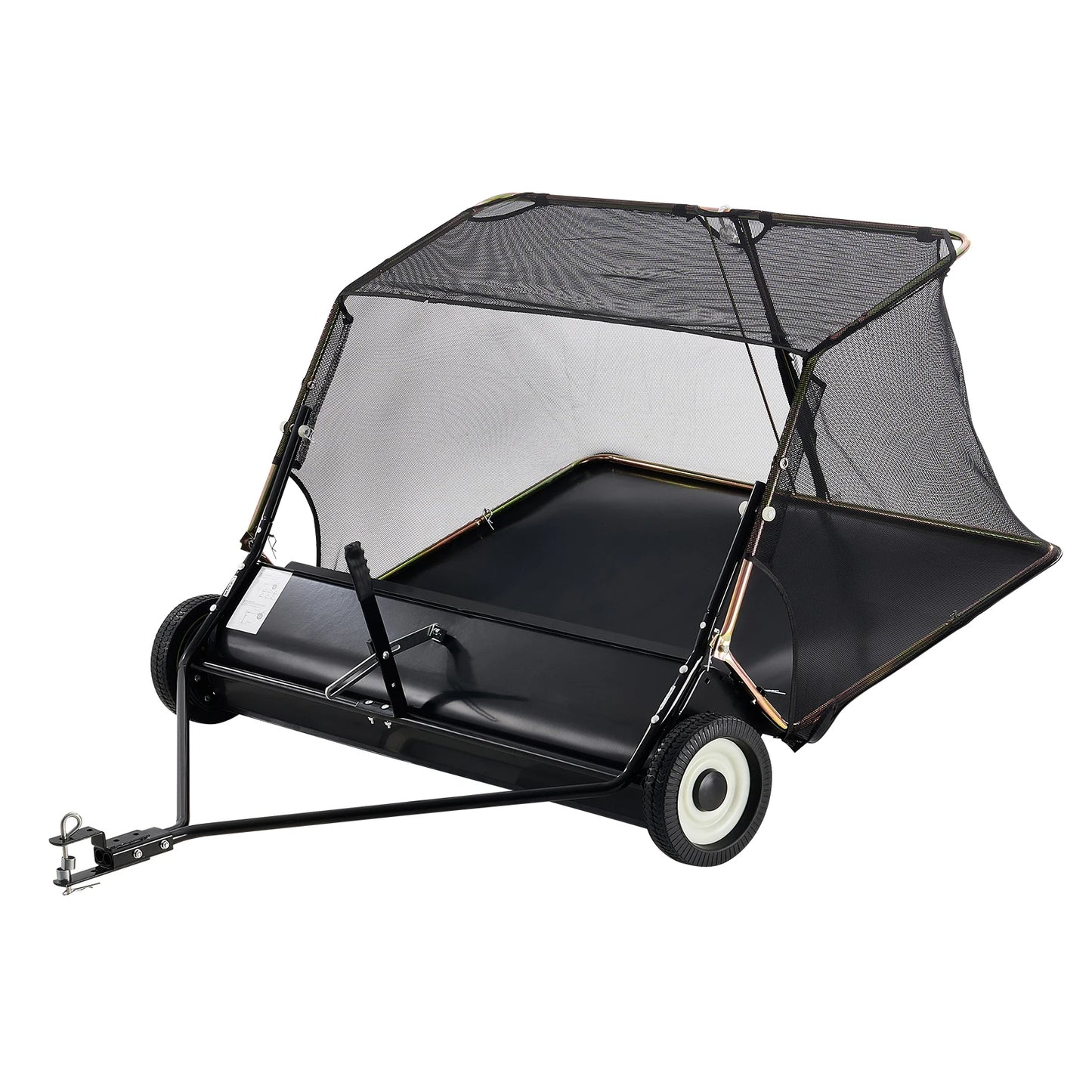 SucceBuy Lawn Sweeper Tow Behind Debris Collector Heavy
