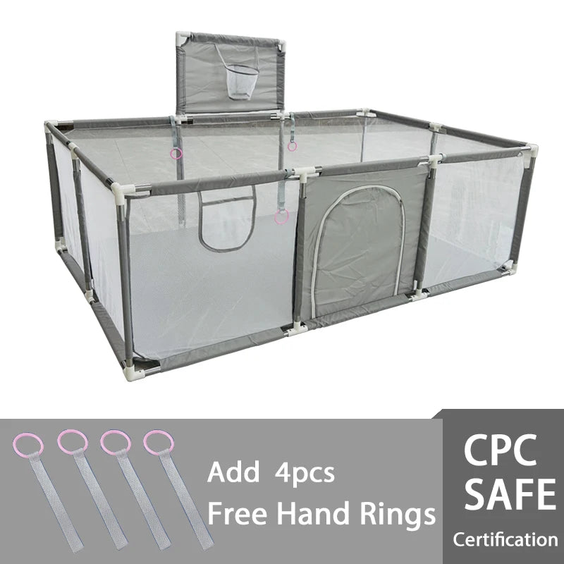 IMBABY Child Playpen and Basketball Fence Safety Barrier