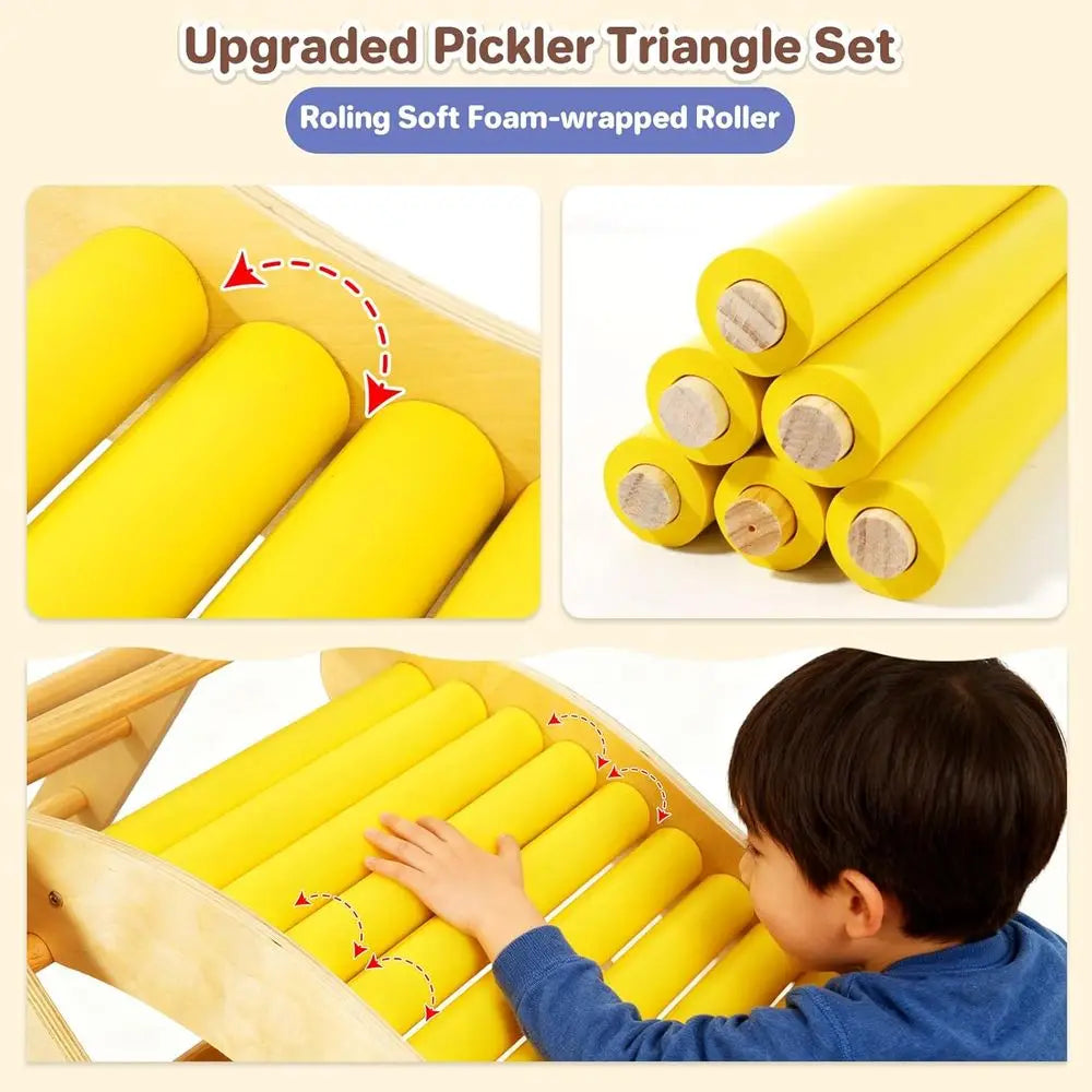 OLOEY Triangle Climber Set Montessori Indoor Playground