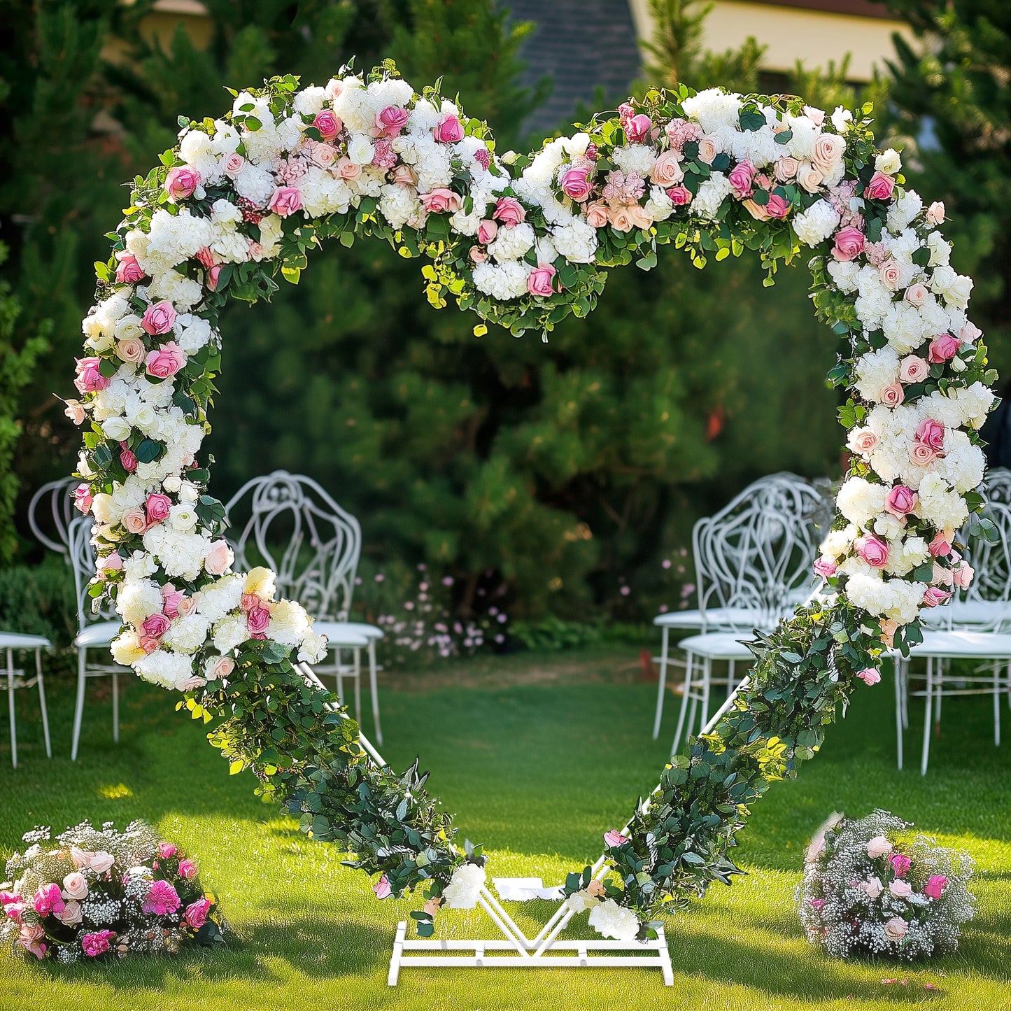 Guangdong Arch Backdrop Wedding Stand Heart Metal Frame