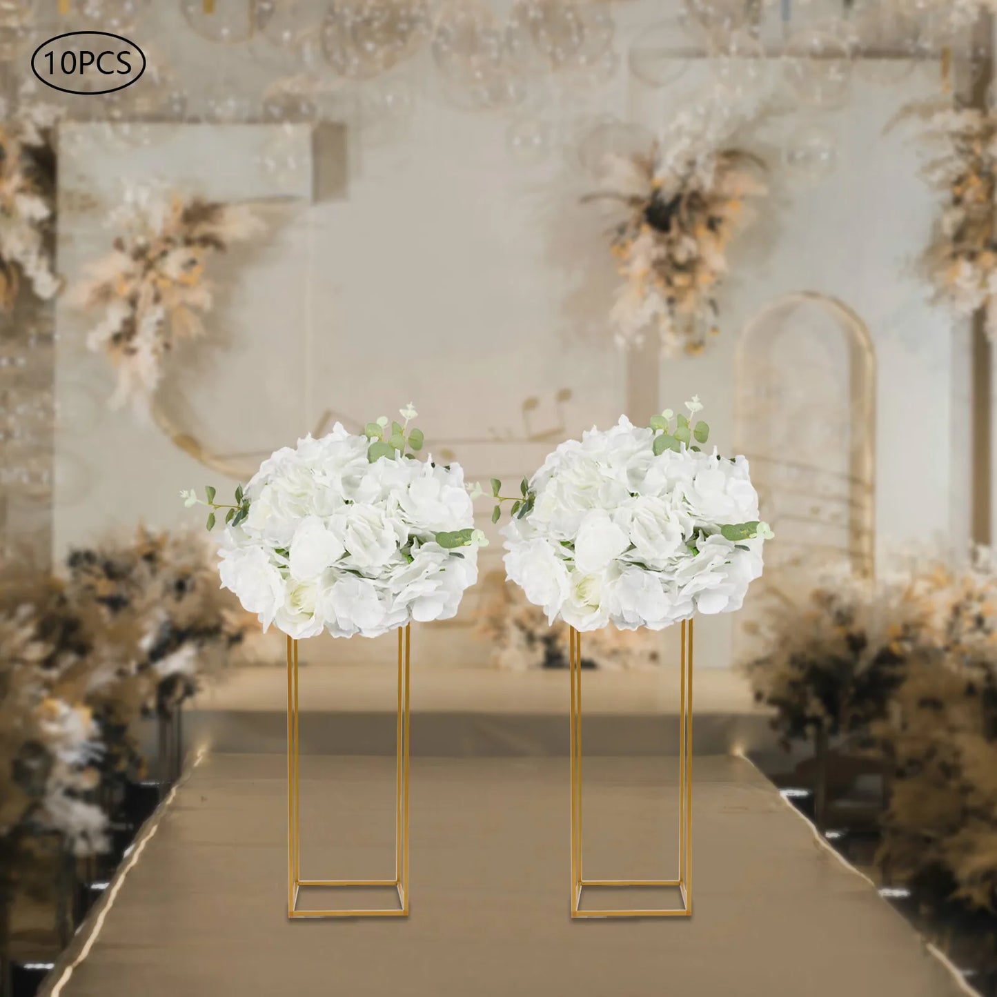 Artificial Rose Ball Bouquet For Wedding Centerpieces