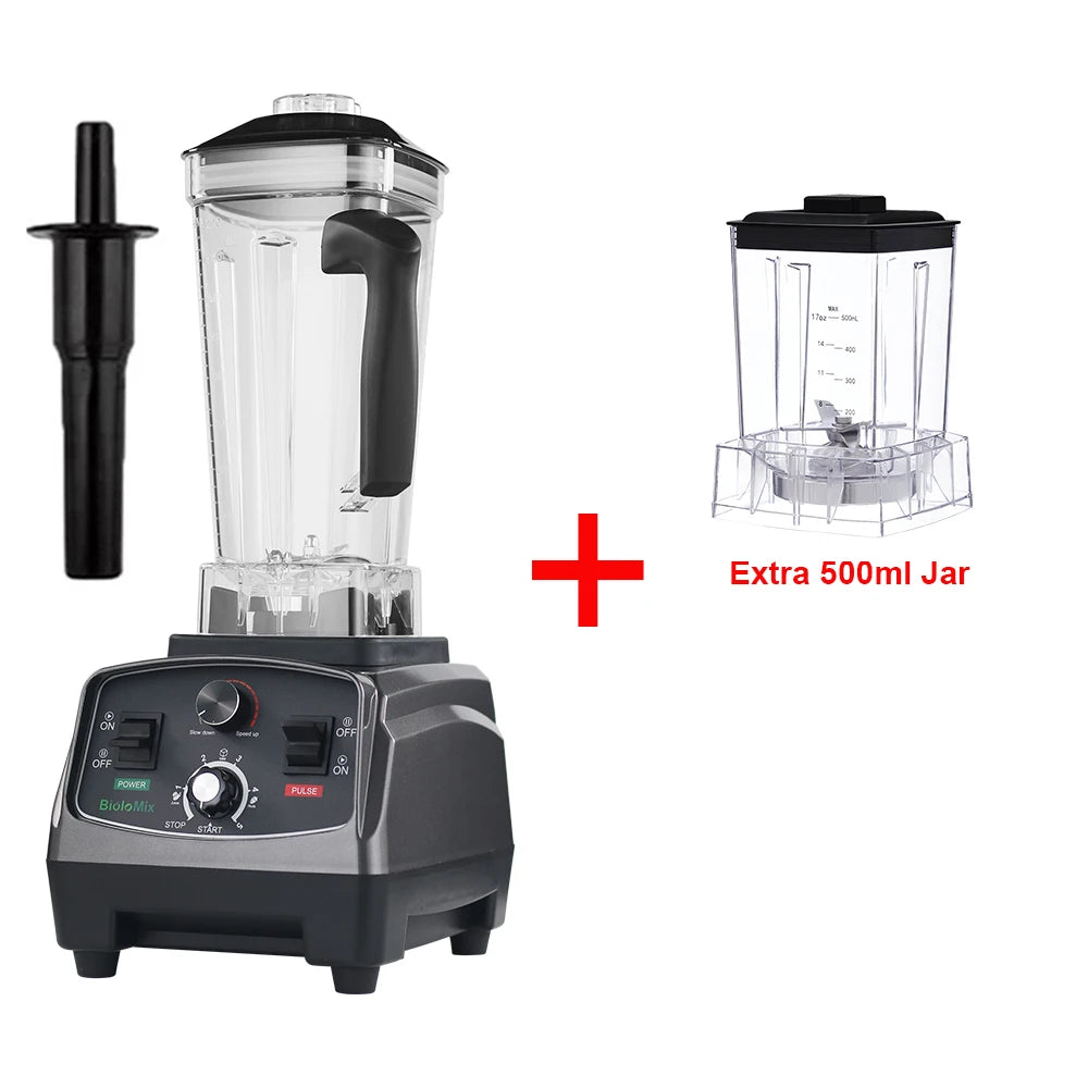 BioloMix Heavy Duty Blender Mixer Juicer Food Processor