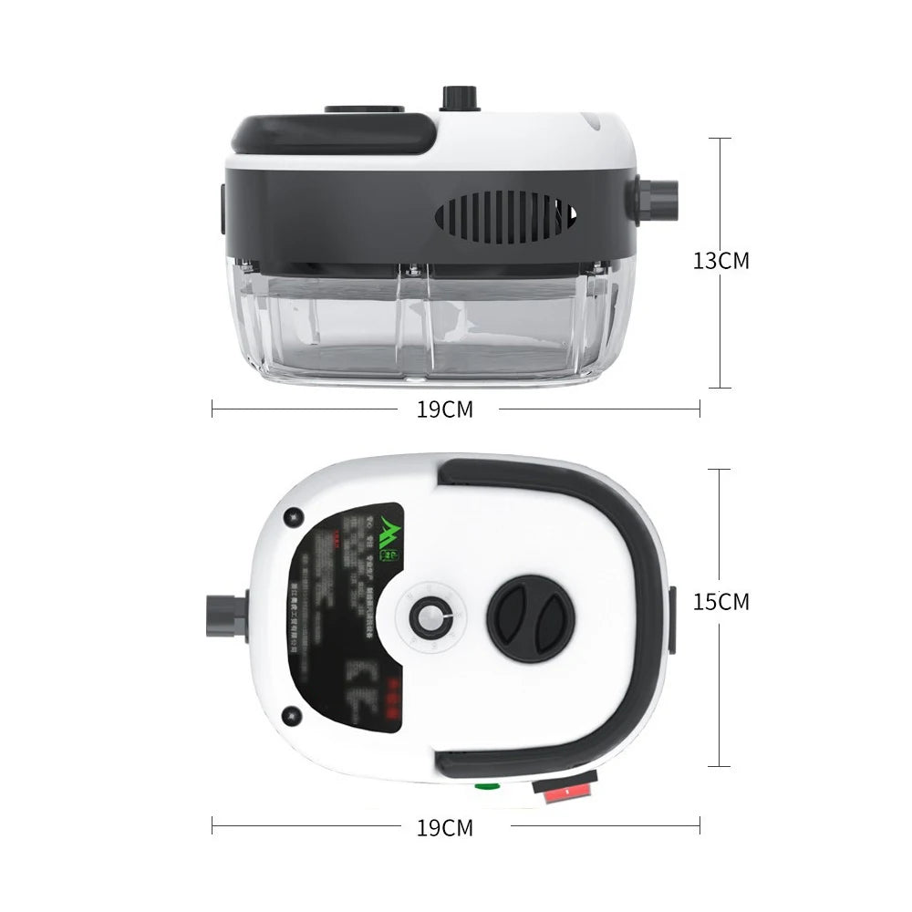 Romellar 1500W Portable Handheld Steam Cleaner With Brush Heads