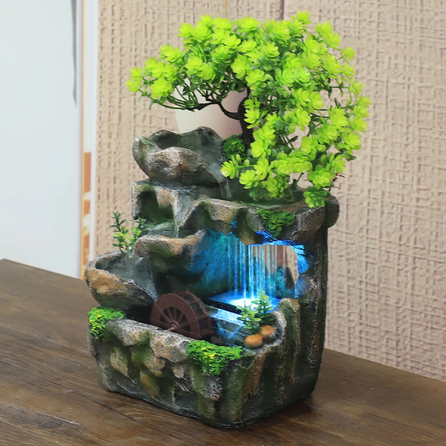 Hign-concerned Indoor Room Fountain Waterfall With LED