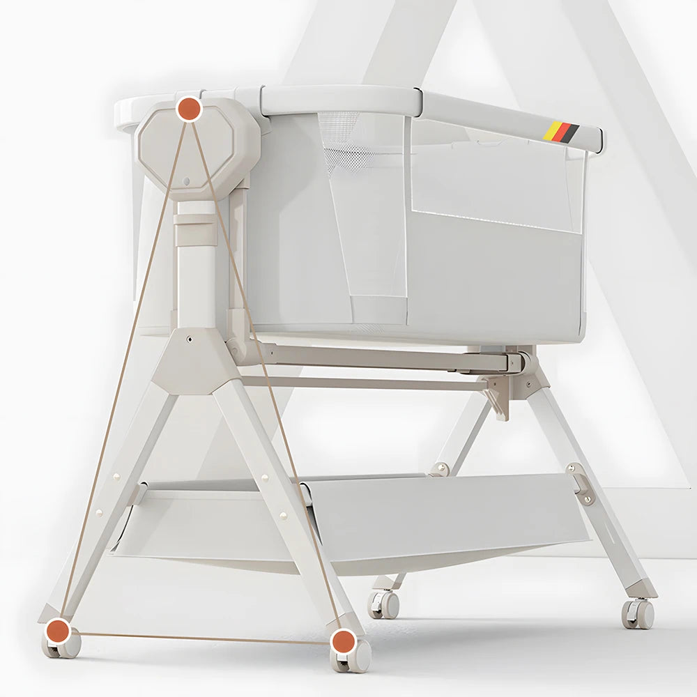 Devine In Out Rocking Baby Bassinet Co Sleeper Unisex Crib