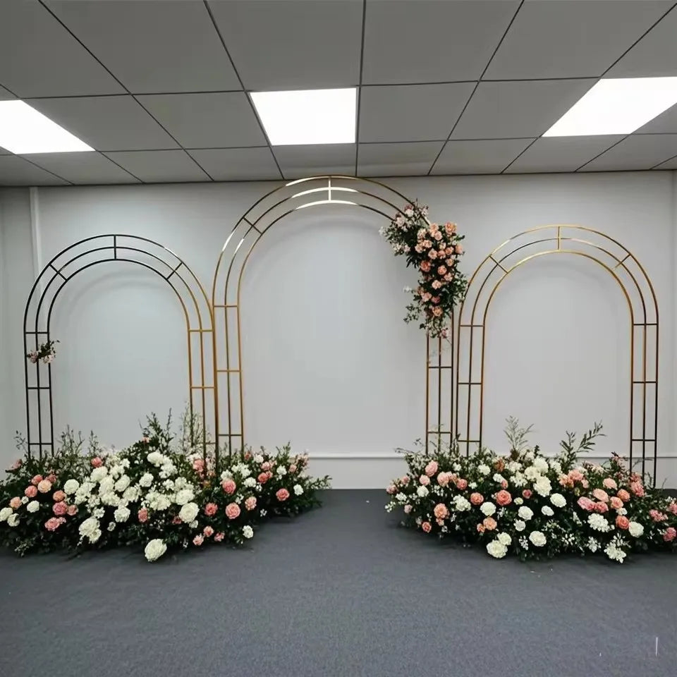 Stainless Steel Wedding Arch Stand Balloon Backdrop