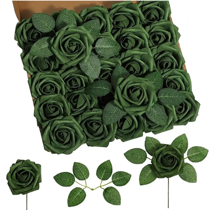 Artificial Foam Rose Flowers for Weddings Bouquets and Centerpieces