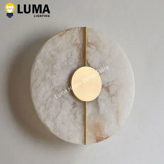 LUMA Modern Luxury Marble Wall Light Sconce