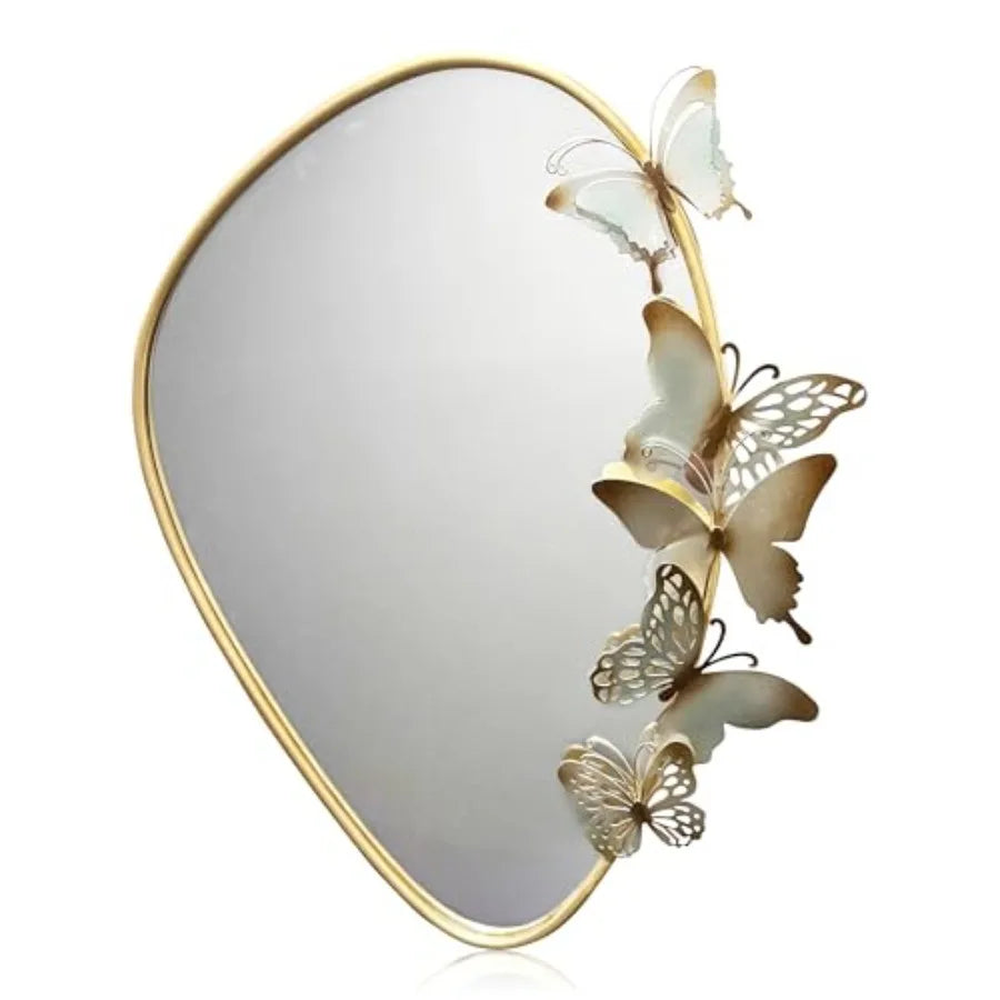 Decorative Butterfly Mirror With Irregular Shape For Living Room