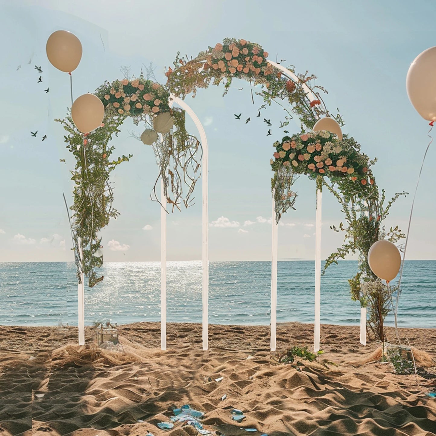 Metal Wedding Arch Balloon Backdrop Stand For Decorations