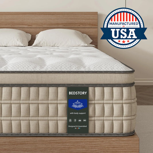 BedStory Hybrid Gel Memory Foam Mattress