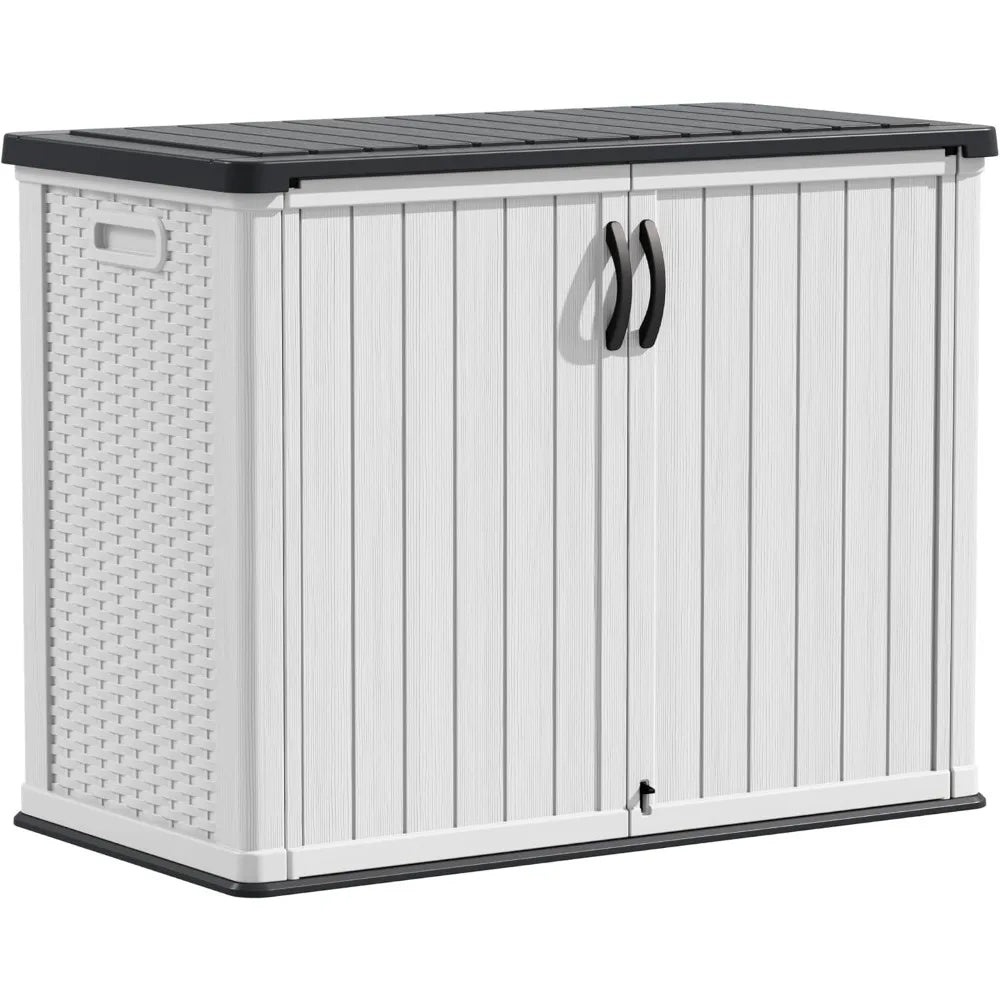 Outdoor Storage Cabinet Weatherproof With Lockable Doors
